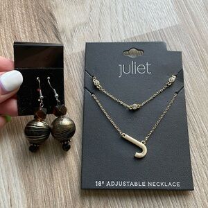 Juliet 18” Adjustable and statement Earrings